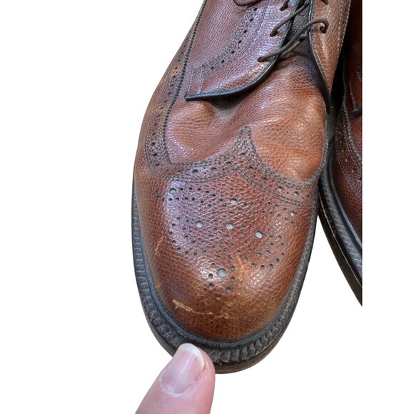 Allen Edmonds MacNeil Mens Brown Leather Oxford Dress Shoes Size 14AA SKU 7427 main image 11